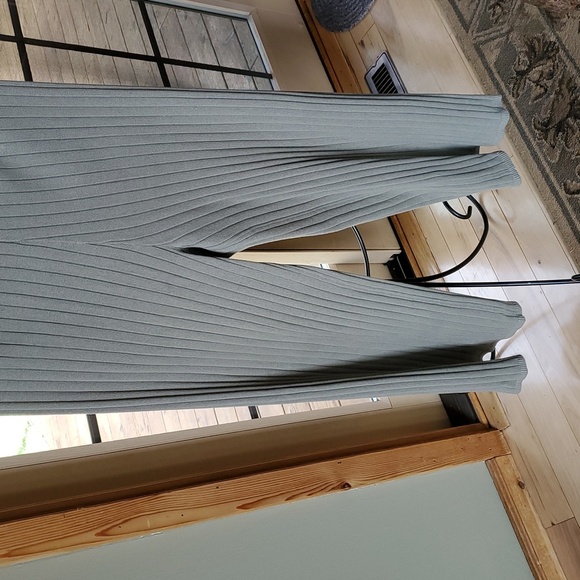 Talbots Haven Well Within Ribbed Knit High Waist Wide-Leg Sz. L Pants - Picture 3 of 11